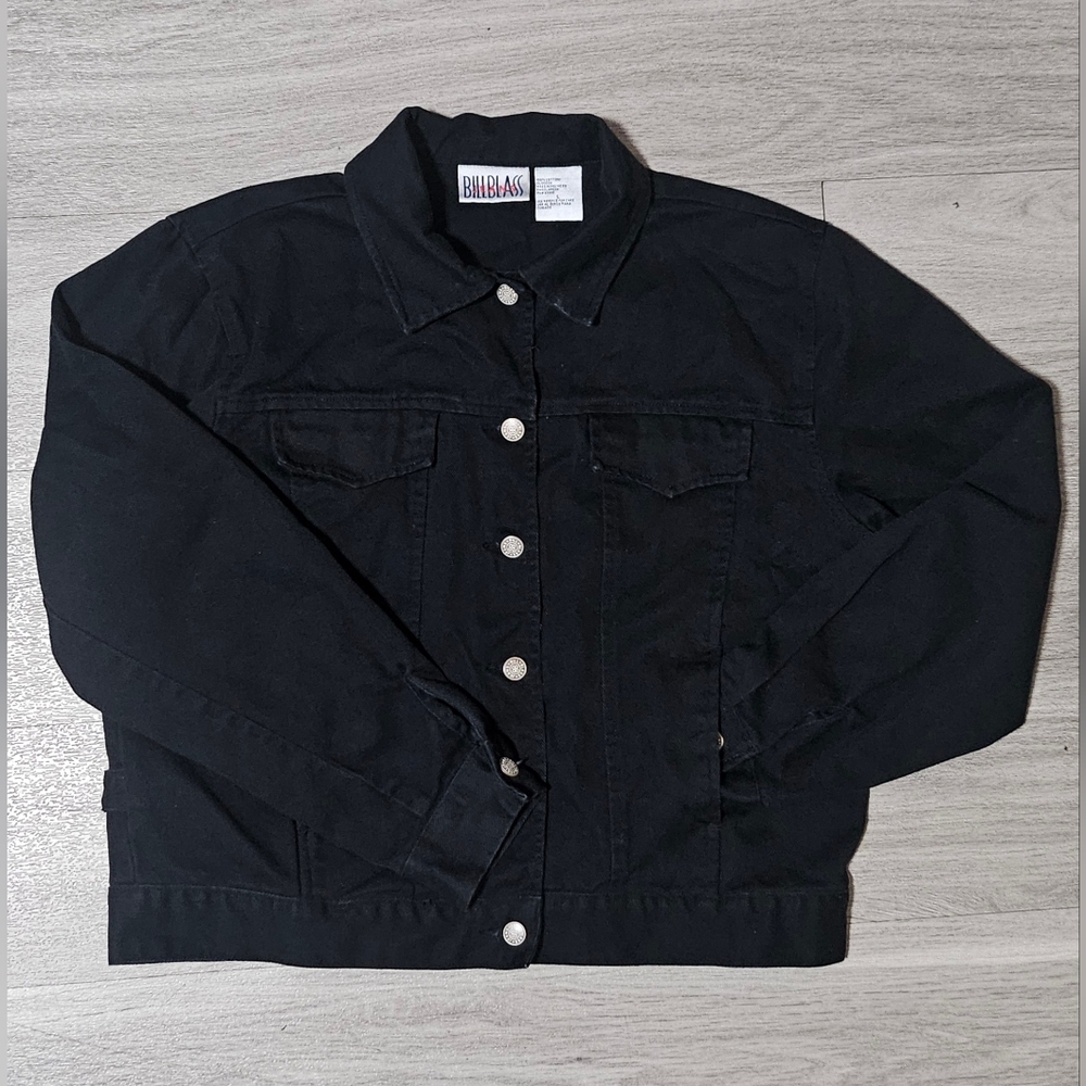 Womens L black vintage jacket